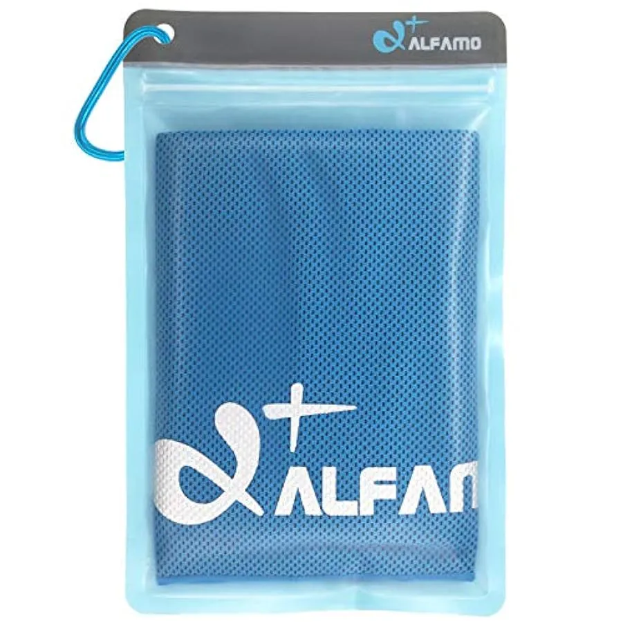 Alfamo Asciugamano rinfrescante per sport, allenamento, fitness, palestra, yoga, pilates, viaggi, campeggio e altro 219689519