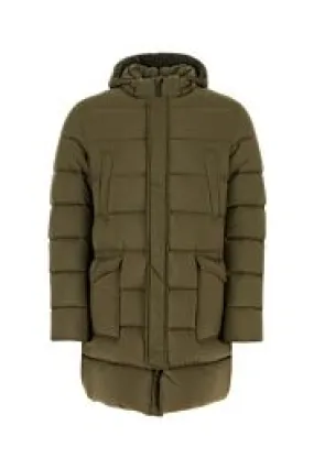 Army green nylon padded jacket    