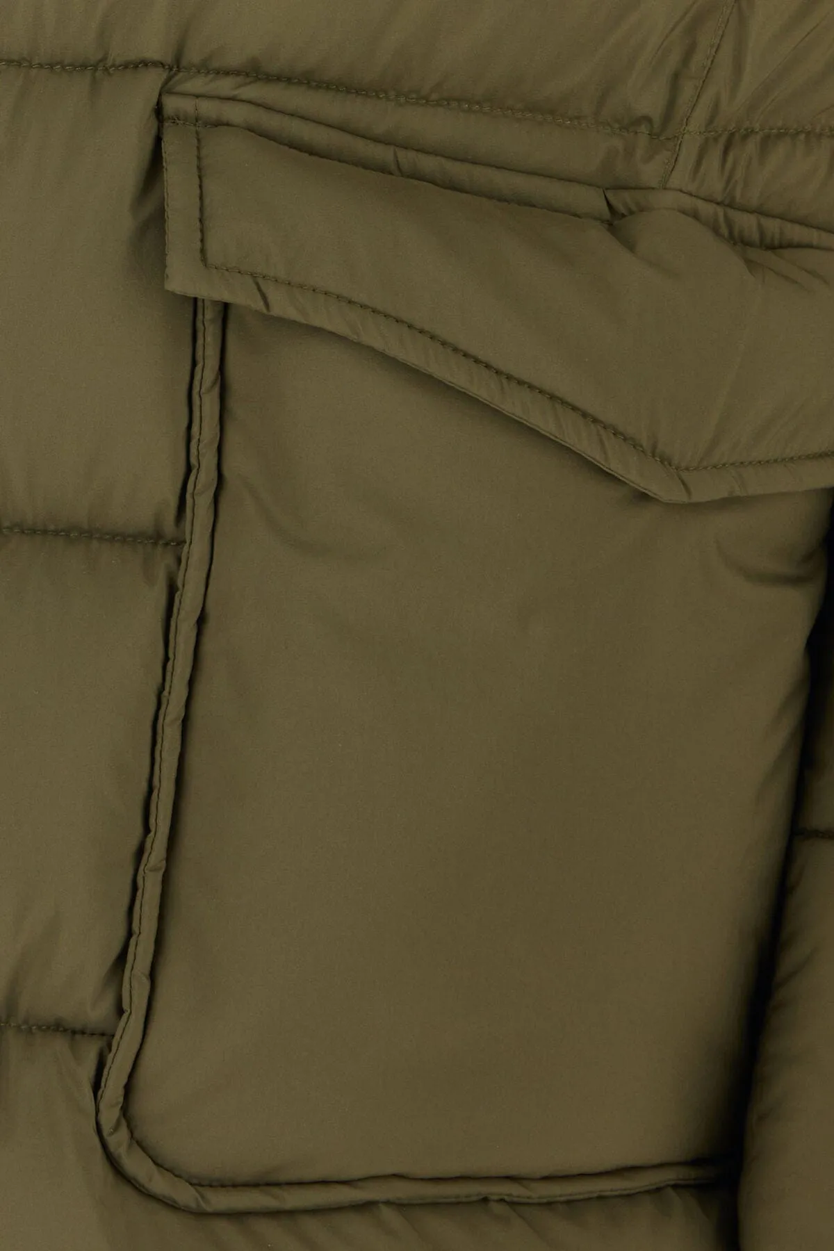 Army green nylon padded jacket    