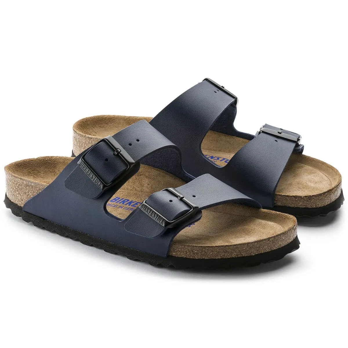 BIRKENSTOCK CIABATTA ARIZONA SOFT 051063 BLU NARROW FIT  