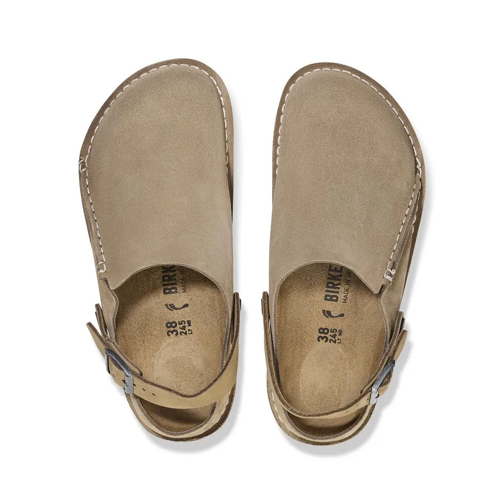 BIRKENSTOCK LUTRY PREMIUM SUEDE GRAY TAUPE