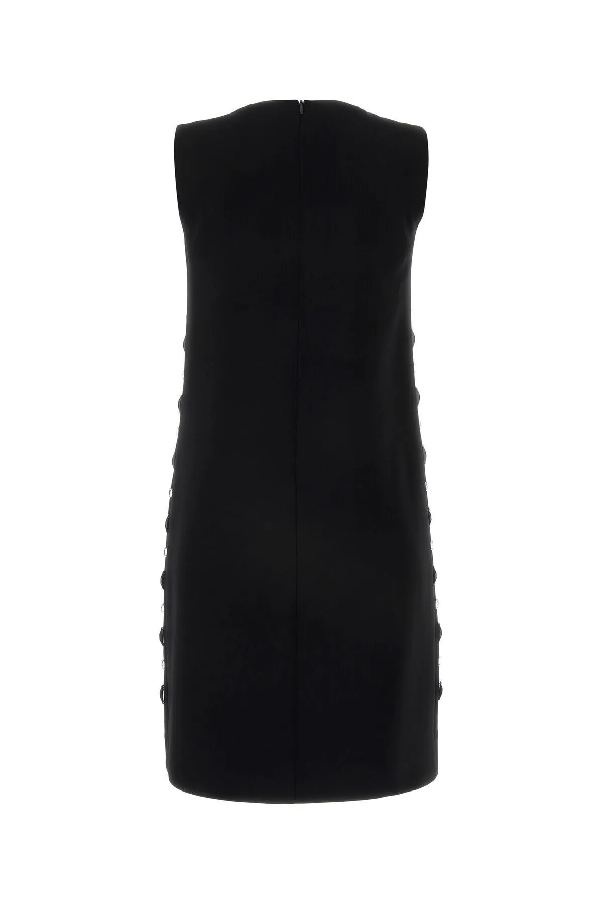 Black triacetate blend Piave dress    