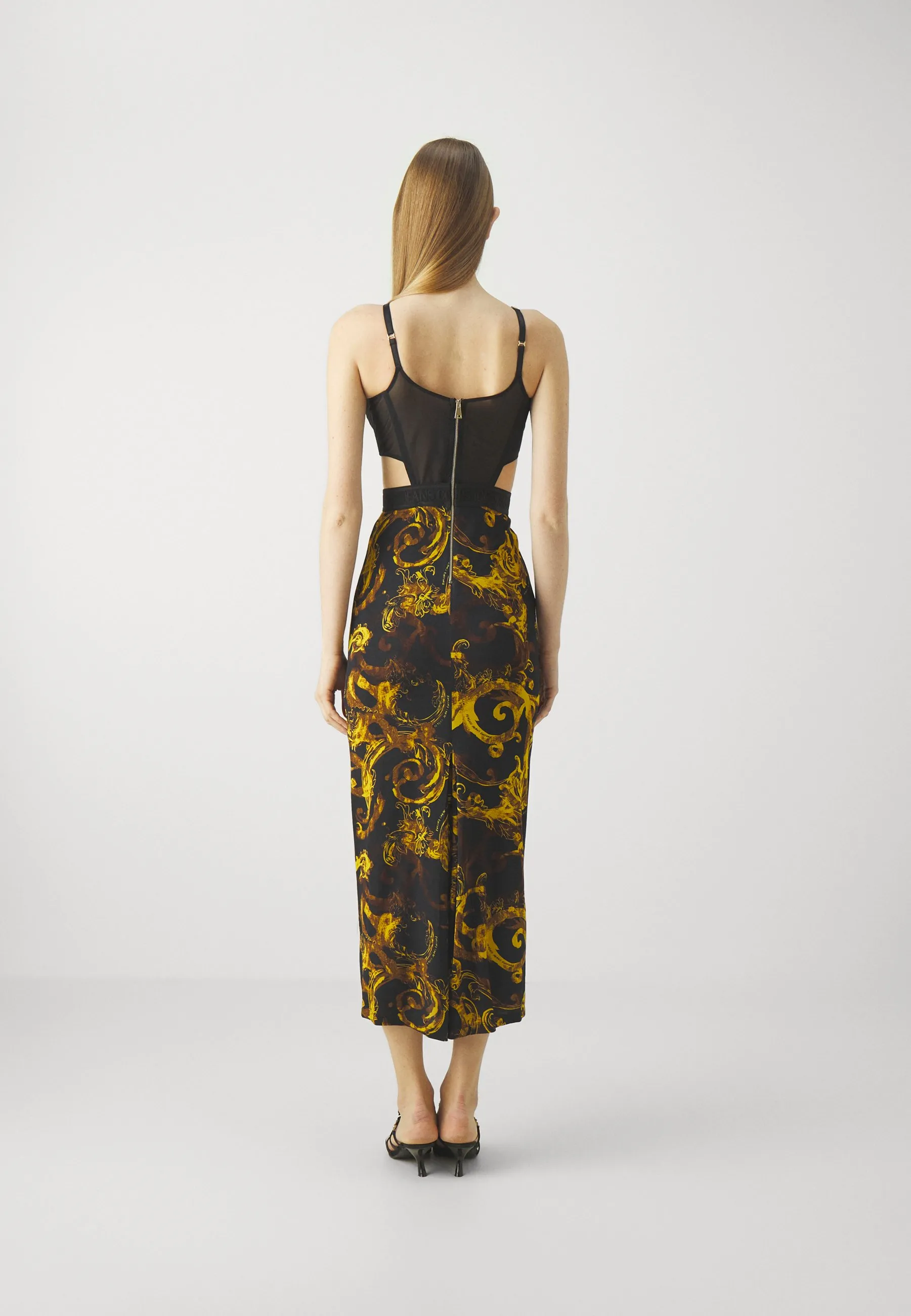 BUSTIER PLAQUE - Vestito di maglina