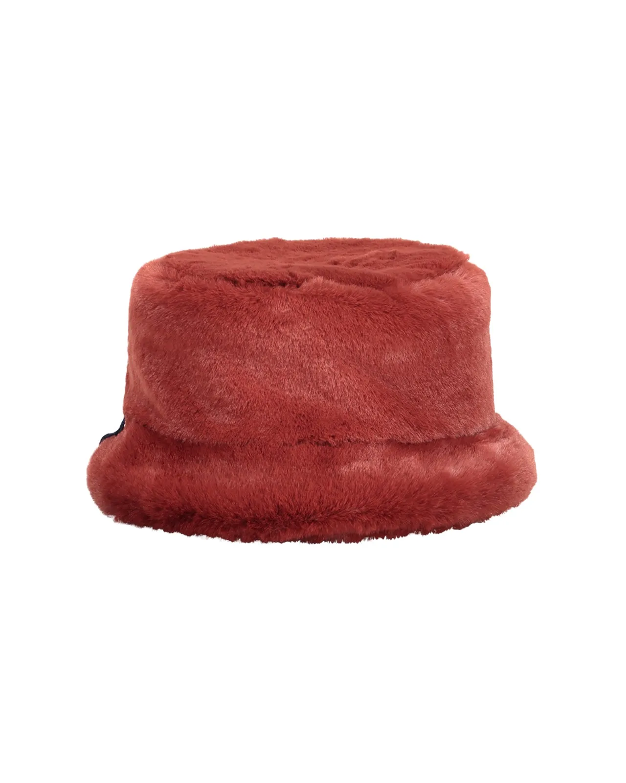 Cappello ecopelliccia rosso