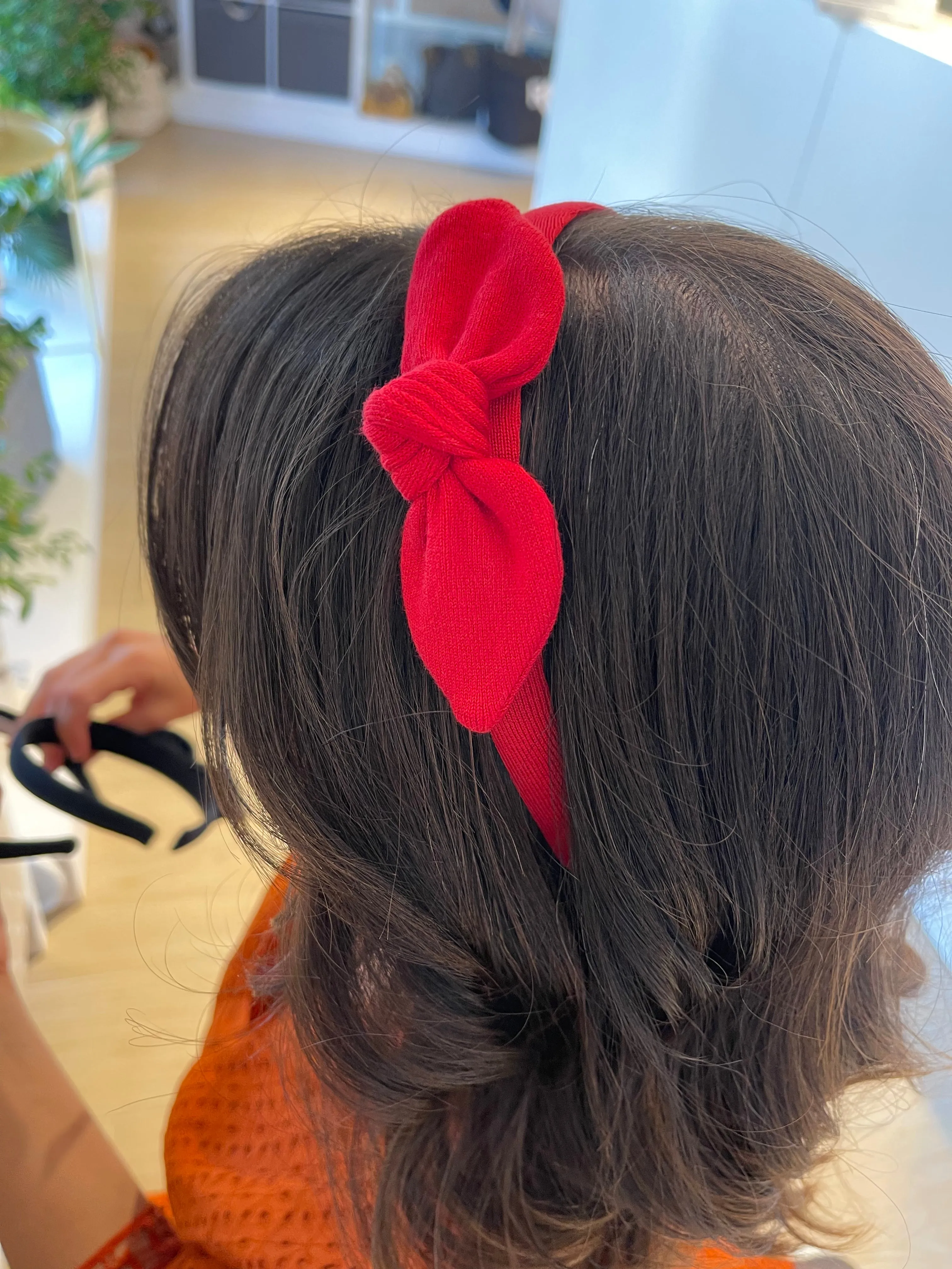 Cerchietto con Fiocco Meia Pata Rosso