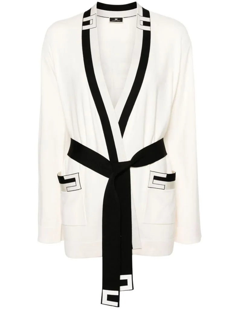 elisabetta franchi Cardigan con cintura