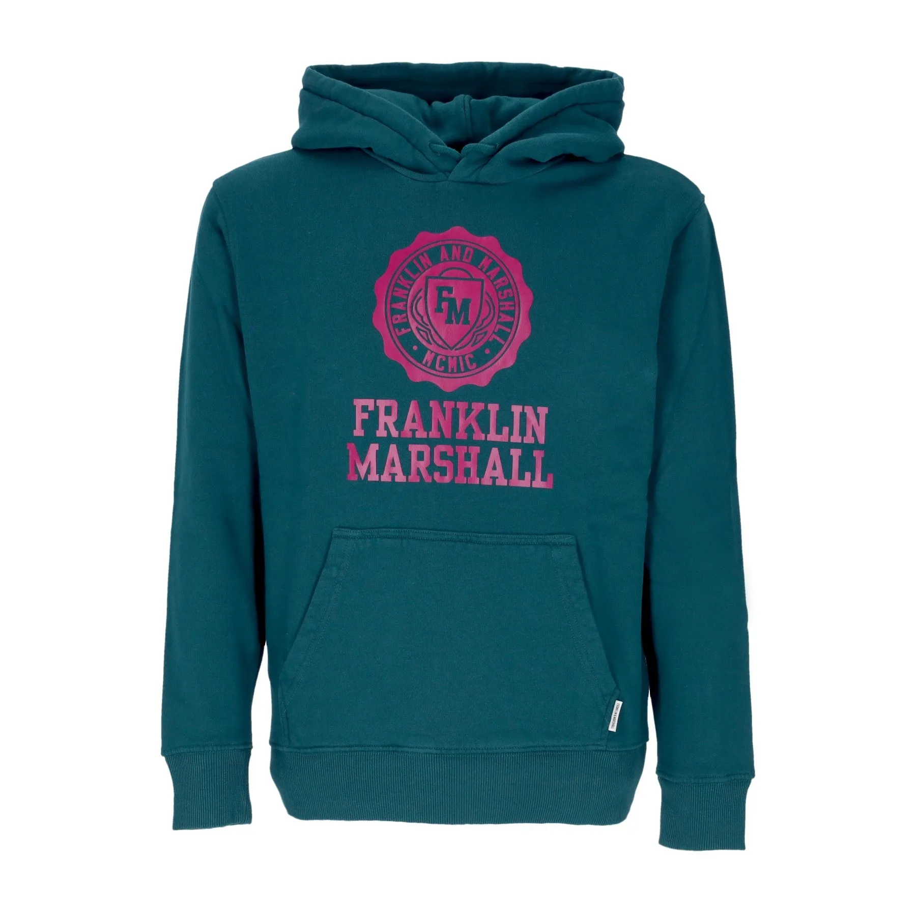 Felpa Cappuccio Uomo Brushed Hoodie Verdigris