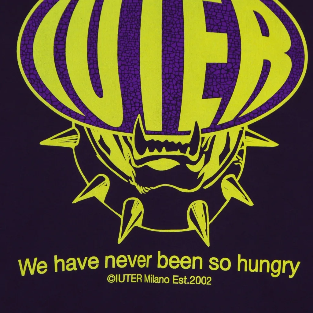 felpa cappuccio uomo hungry hoodie BLACK