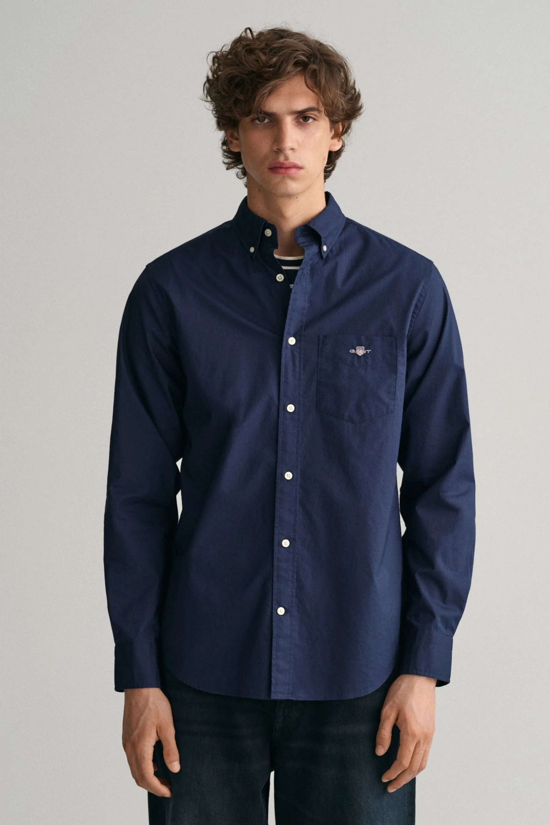 GANT regular  - Vestibilità Camicia in popeline 100% cotone    