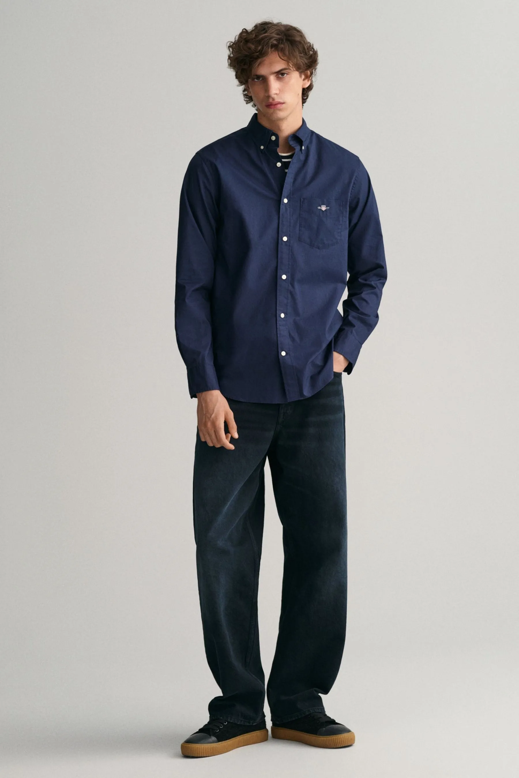 GANT regular  - Vestibilità Camicia in popeline 100% cotone    
