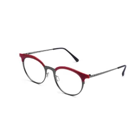   Italia Independent R1 I-I SANDY 5226 THIN META - 5226.078.078 Gun Metal Metal Gun | Occhiale Da Vista Unisex 