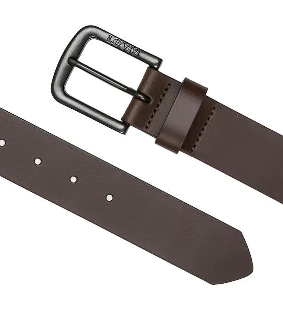 Levi's cintura in cuoio Seine con fibbia in metallo 380190152 29 marrone