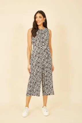 Mela Animal Stampa Senza maniche - salopette lunga con gonna pantalone