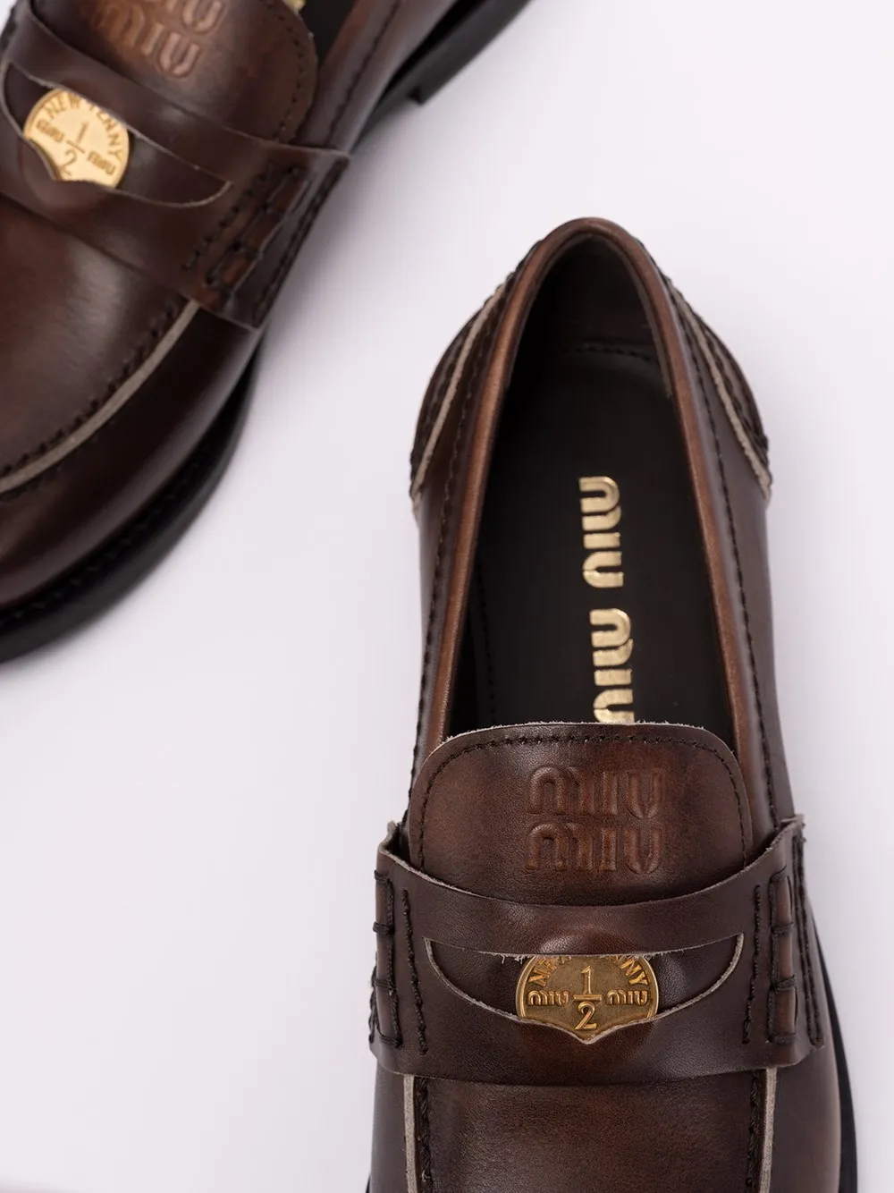 Mocassini `Penny` in pelle