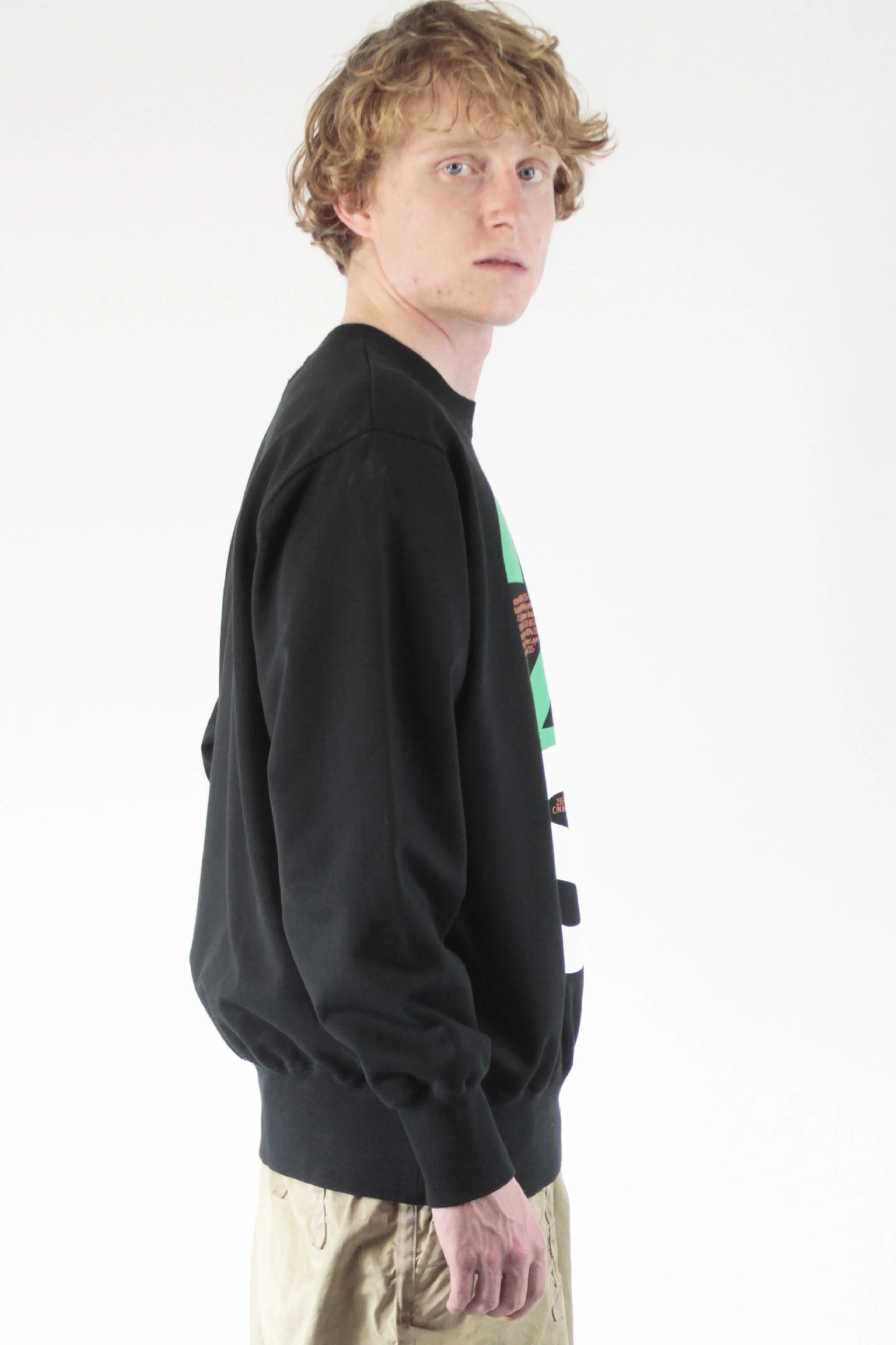   Printed ls Sweater 