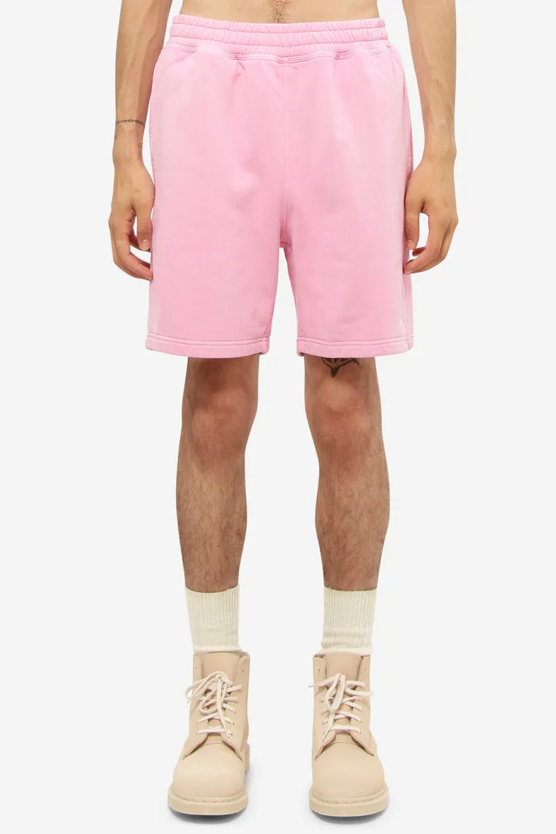 Shorts STOCK LOGO in cotone rosa