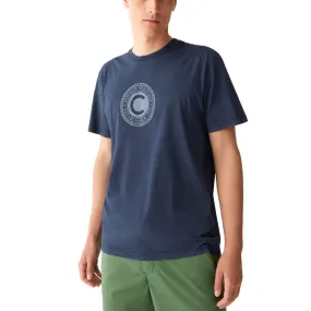 T-shirt Effetto Used Con Stampa Al Petto