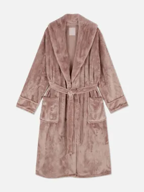 Vestaglia midi in peluche